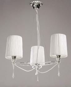 Lucca Crystal Ceiling Lights Mantra Shaded Crystal Fittings